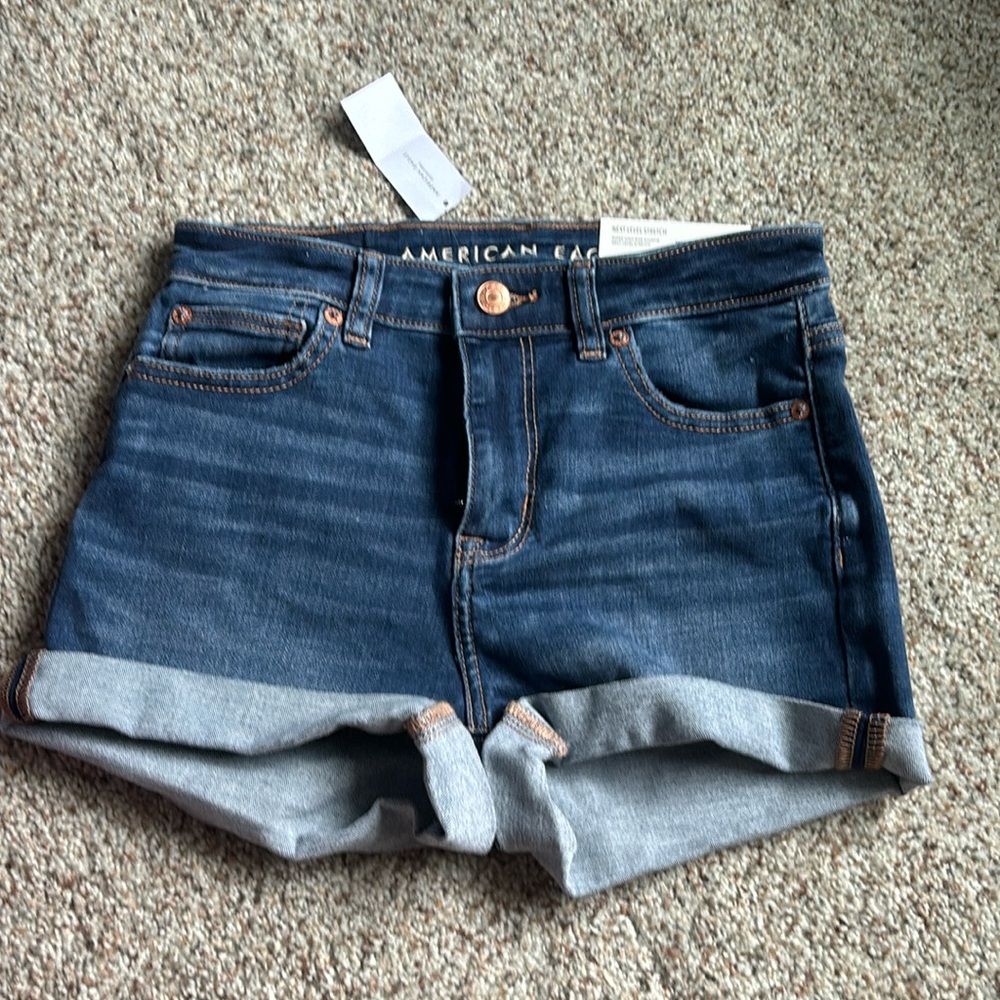 American Eagle Stretchy Jean Shorts- Brand New